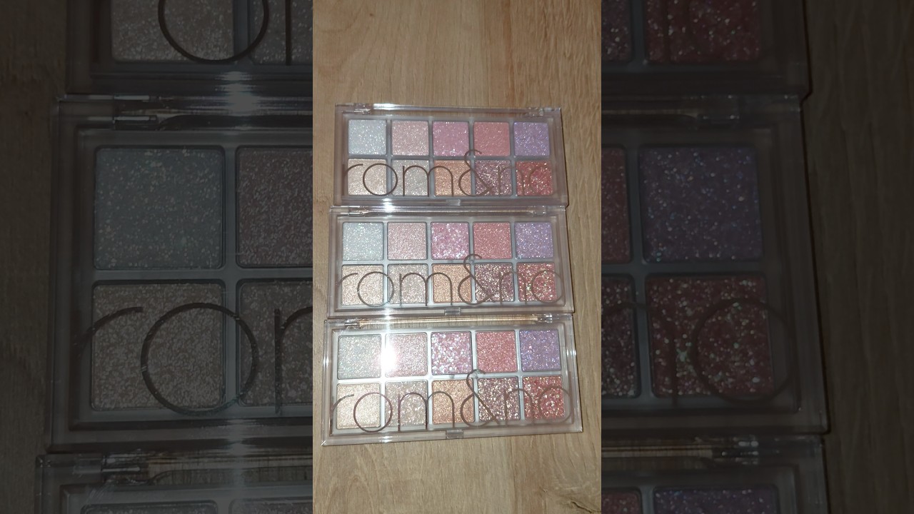 #eyeshadow#eyeshadowpalette #romand#rom&nd#glittergarden#shorts#glittter(reklam-değil)