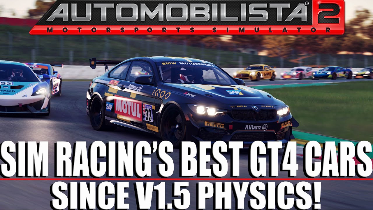 В Automobilista 2 лучшие автомобили GT4 с момента выхода патча V1.5