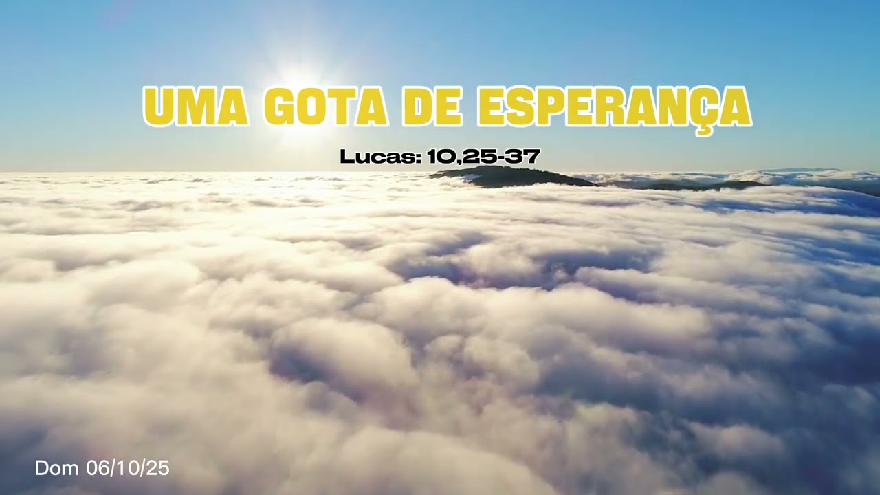 Boa Notícia do Dia - Segunda-feira 06/10/2025 - Uma Gota de Esperança!