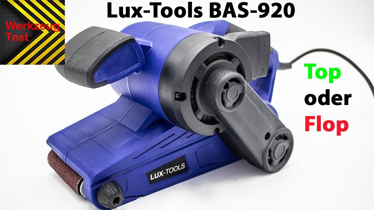 Bandschleifer Lux-Tools BAS-920 - Werkzeug Test