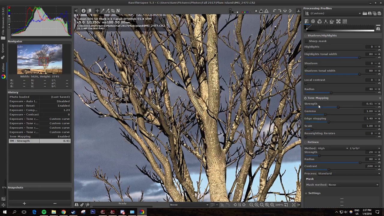 Updated RawTherapee Tutorial (2018)