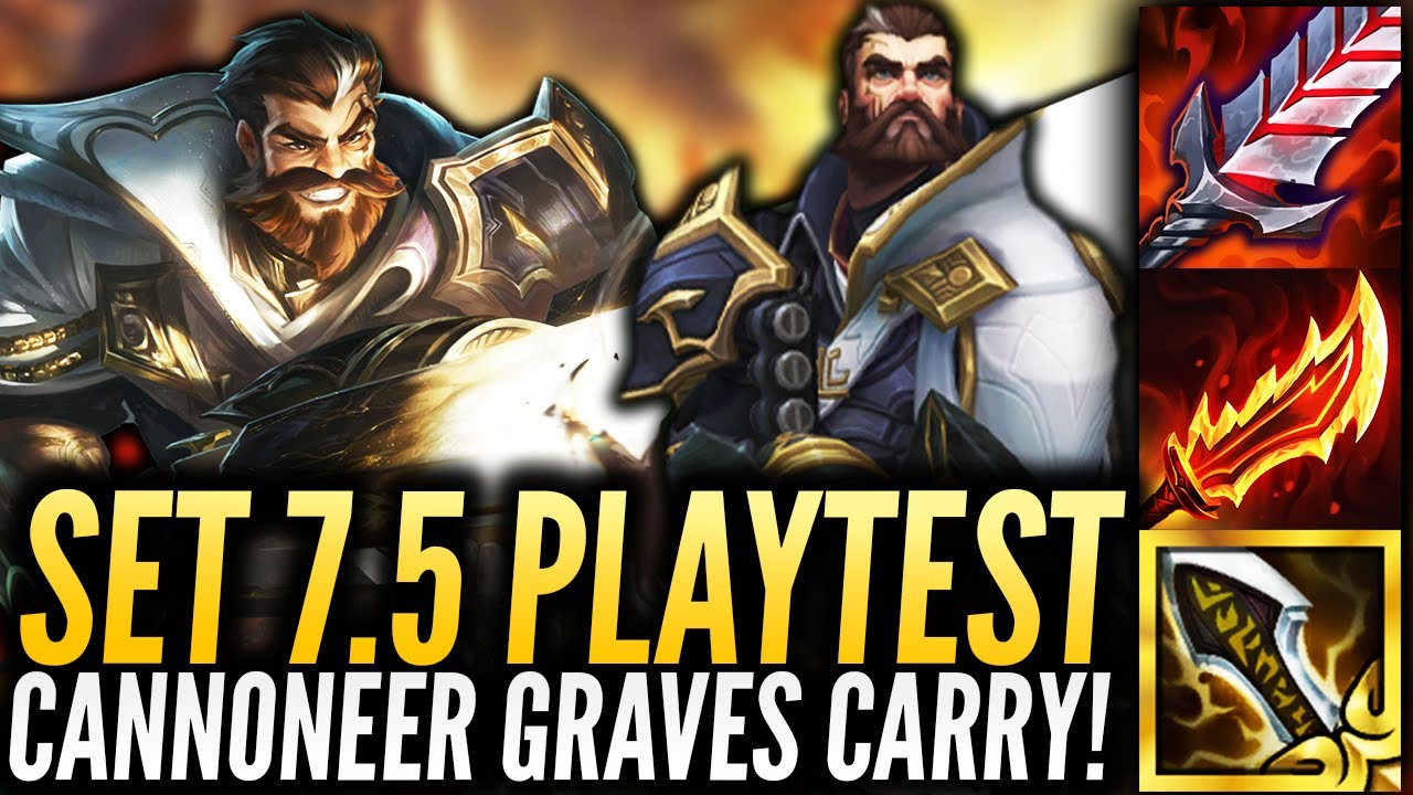 TFT Set 7.5 FIRST LOOK: Tempest Cannoneer GRAVES Carry! | NEW AUGMENTS + UNITS | Liquid Robinsongz