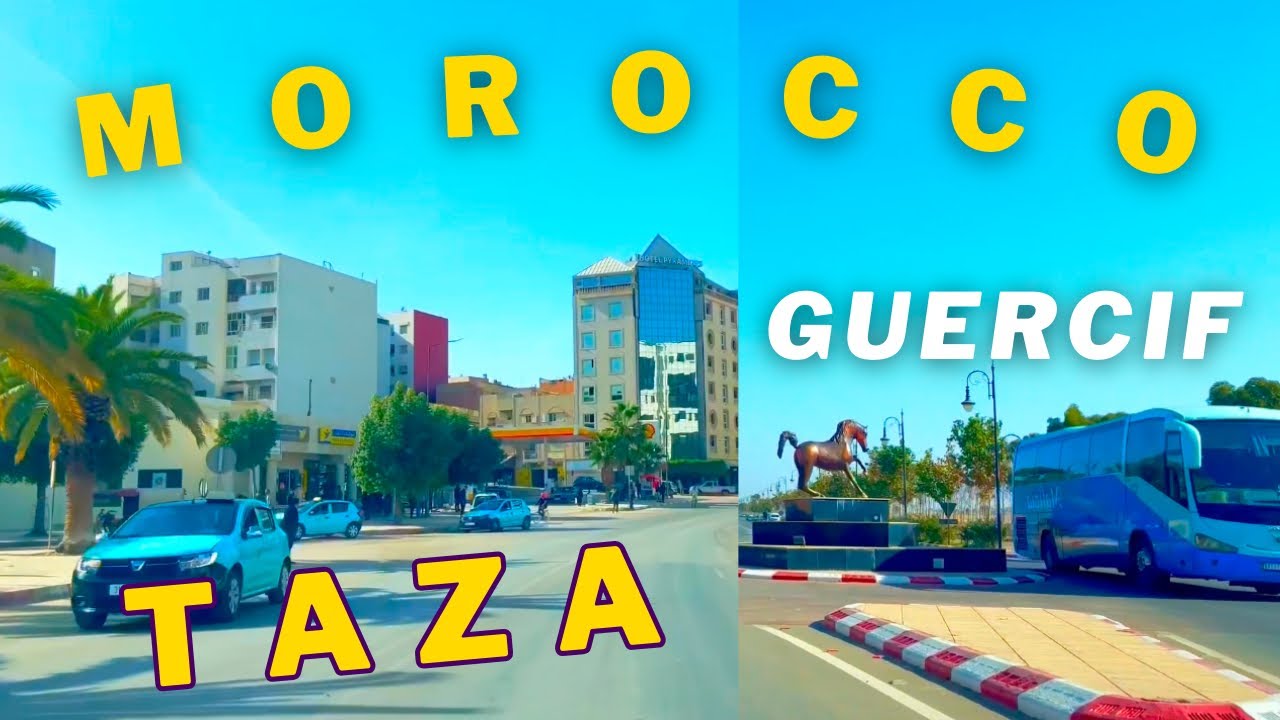 Driving from Guercif City to Taza City Morocco 🇲🇦 | Video Travel Music Person Walking