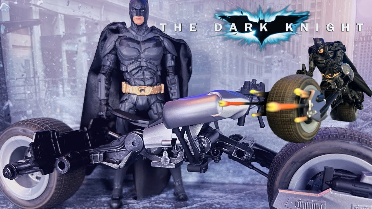 Обзор трилогии «Тёмный рыцарь» от Mcfarlane Toys Gold Label DC. Multiverse: Batman & Batpod