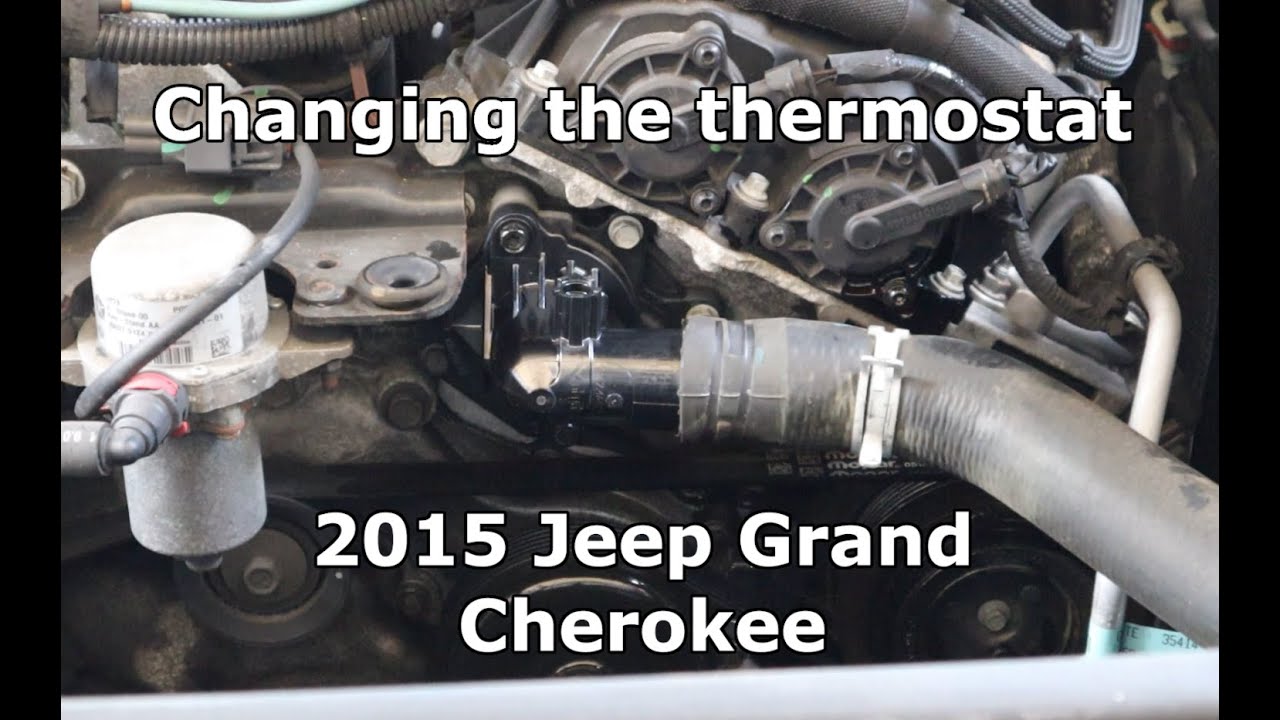Замена термостата в Jeep Grand Cherokee 2015 года (P0128)