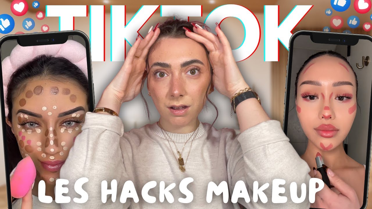 I'M TESTING THE CRAZIEST MAKEUP TRICKS FROM TIKTOK 😱 (freckles, contouring, lifting...)