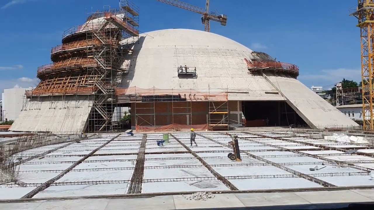 Confira como estão as obras da Catedral Cristo Rei, em Belo Horizonte