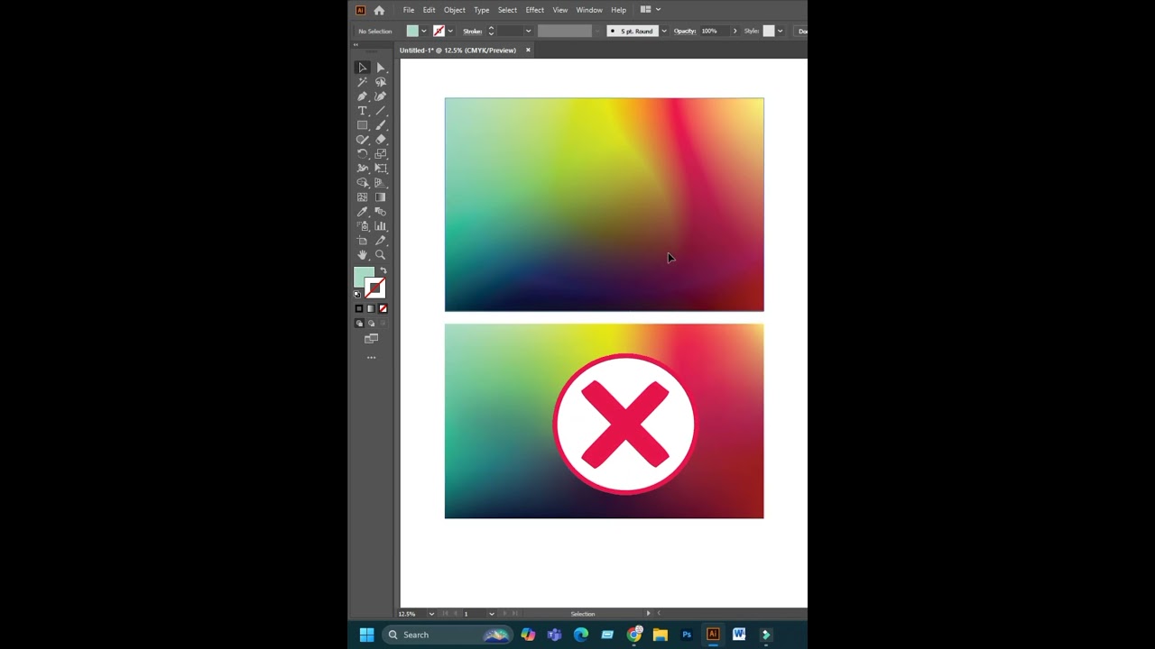 Illustration tutorial-Gradient mesh 