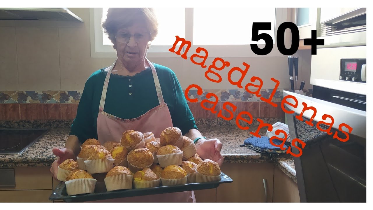 Cómo hacer magdalenas casera de la abuela ¡una receta especial!🥚