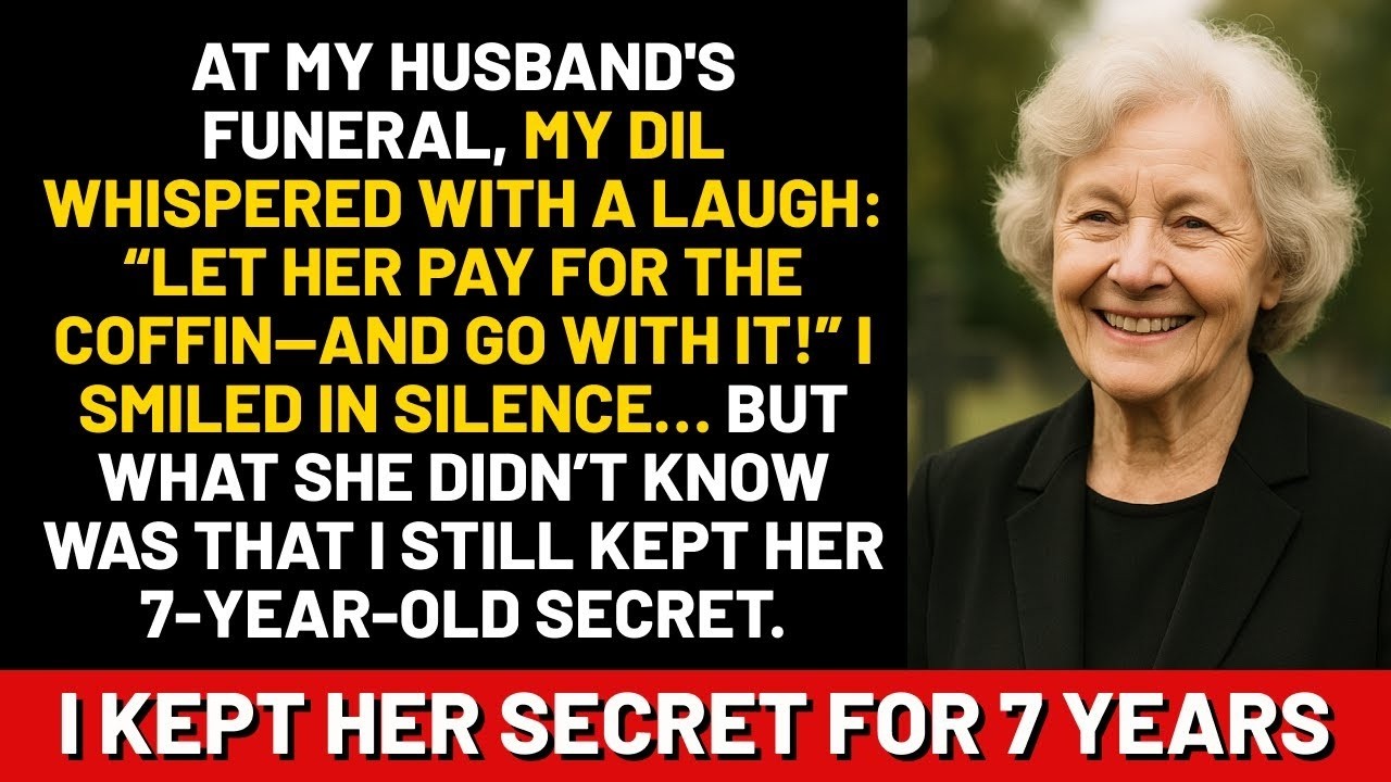At my husband's funeral, my daughter in law whispered with a laugh  ‘Let her pay for the coffin