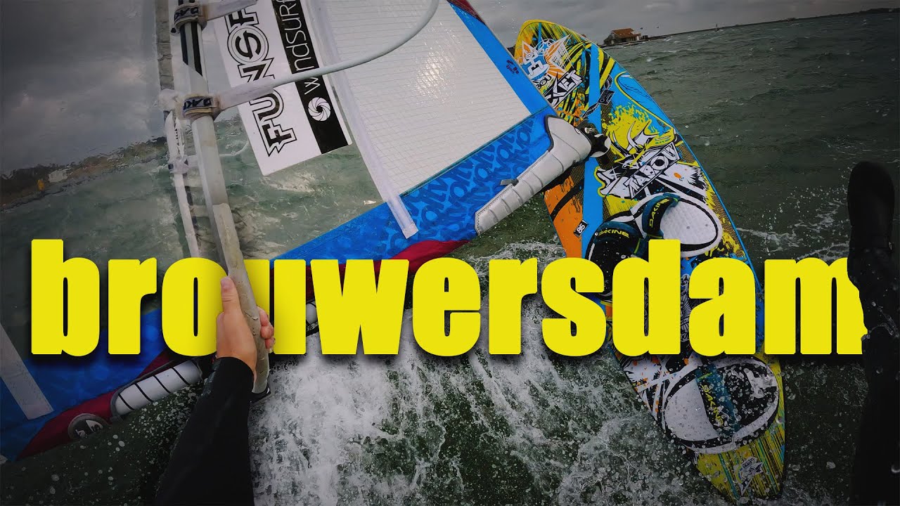 4k windsurfing Brouwersdam | 35 knots | GoPro Hero 11 | (05-11-2023)