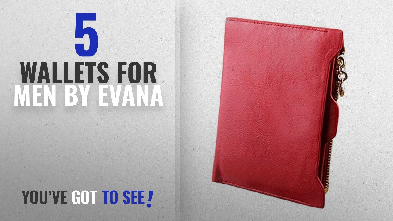 Top 10 Evana Wallets For Men [2018]: Evana Bi-Fold Credit Card Men's Wallet with Card Case (Bogesi