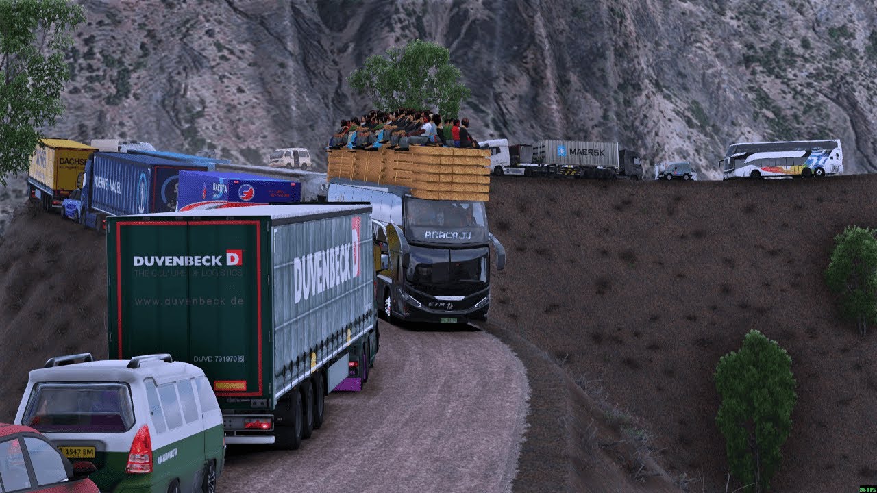 The Most Dangerous Road in The World - Travel Bus Driver Risks Everything on the Scariest Road #9