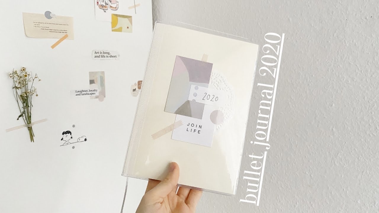 minimalist bullet journal 2020 (with bgm) |  kyeonana