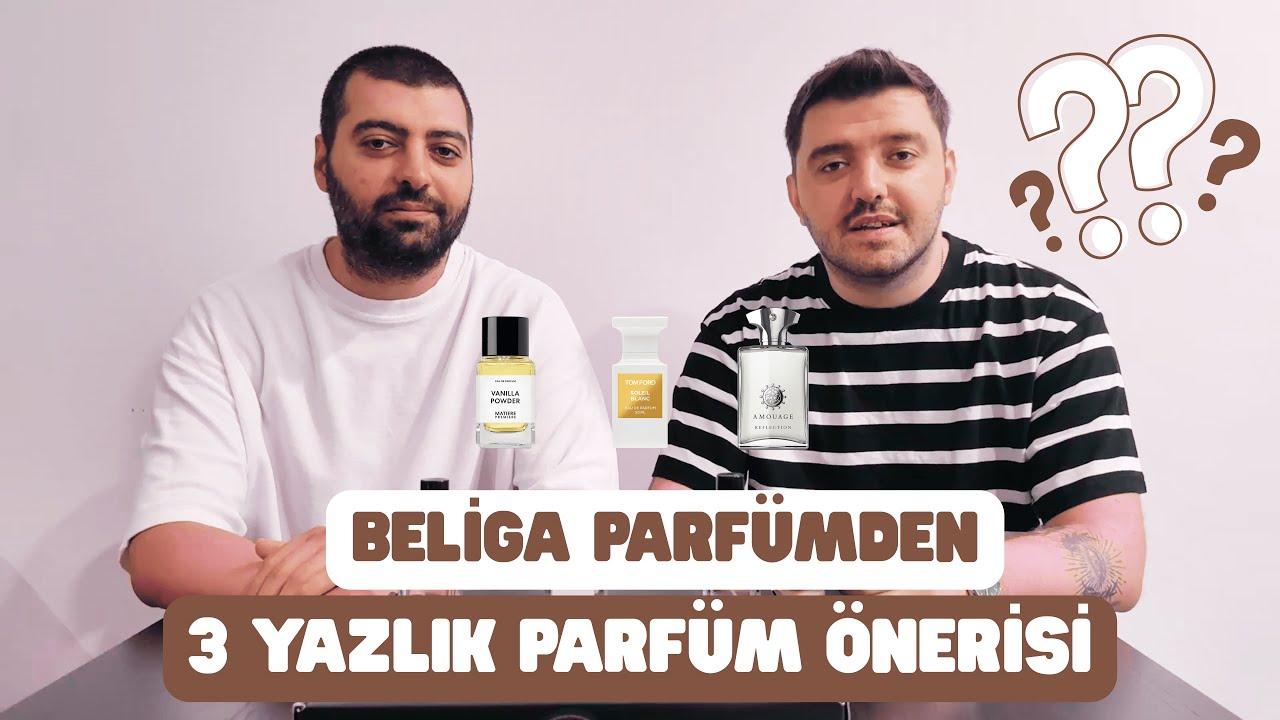 Beliga Parfümden 3 Yazlık Parfüm / Reflection - Soleil Blanc - Vanilla Powder