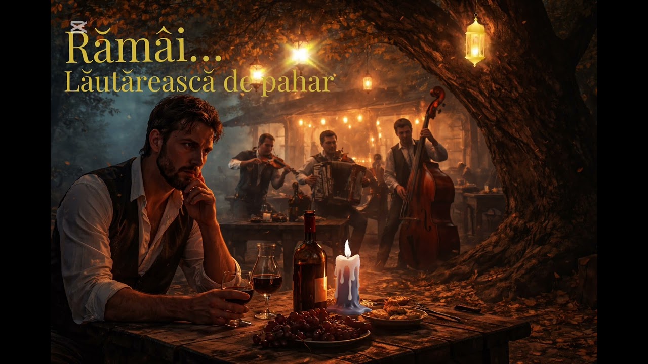 Rămâi… nu pleca | Lăutărească de pahar care îți rupe sufletul