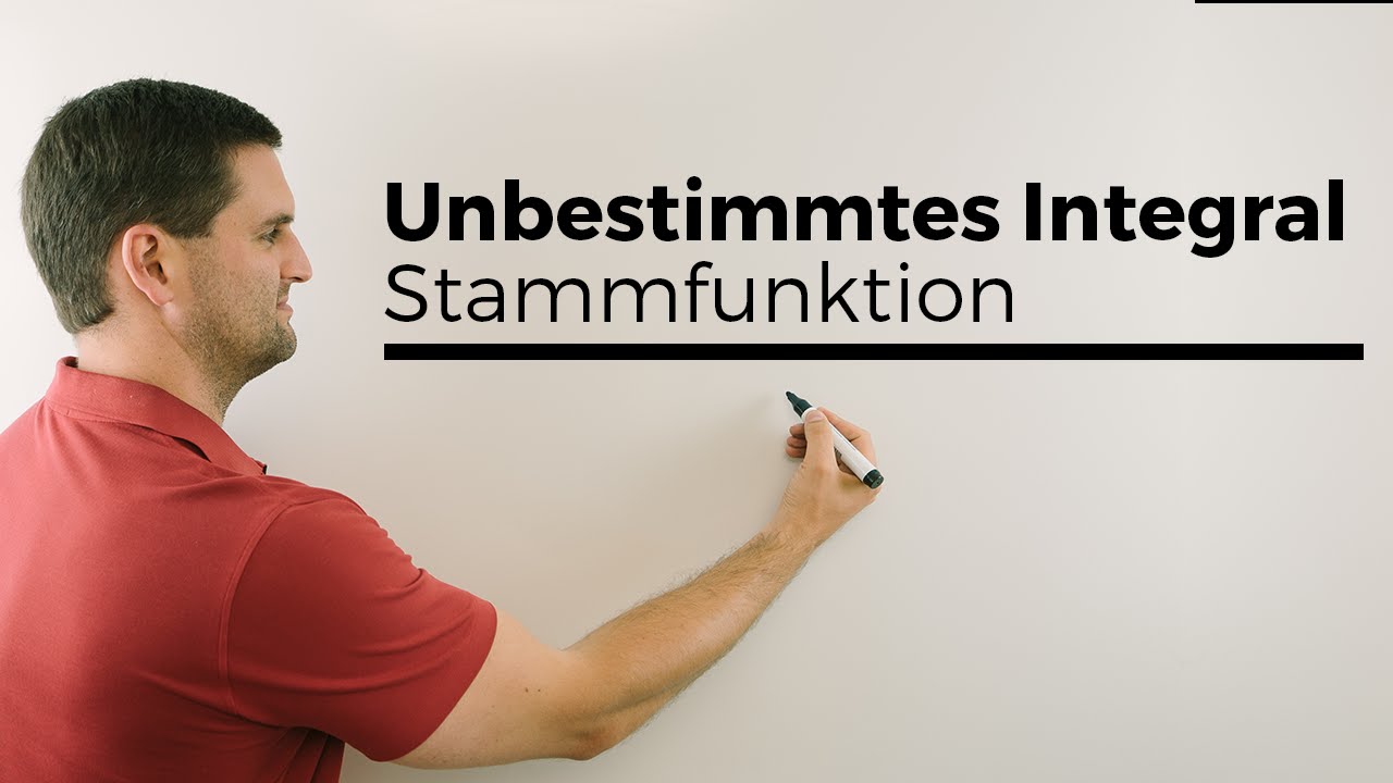 Unbestimmtes Integral, Stammfunktion, keine Grenzen | Mathe by Daniel Jung