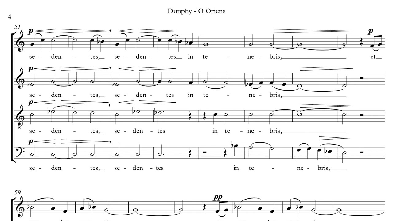 O Oriens - Melissa Dunphy - The Pembroke College Chapel Choir/Anna Lapwood