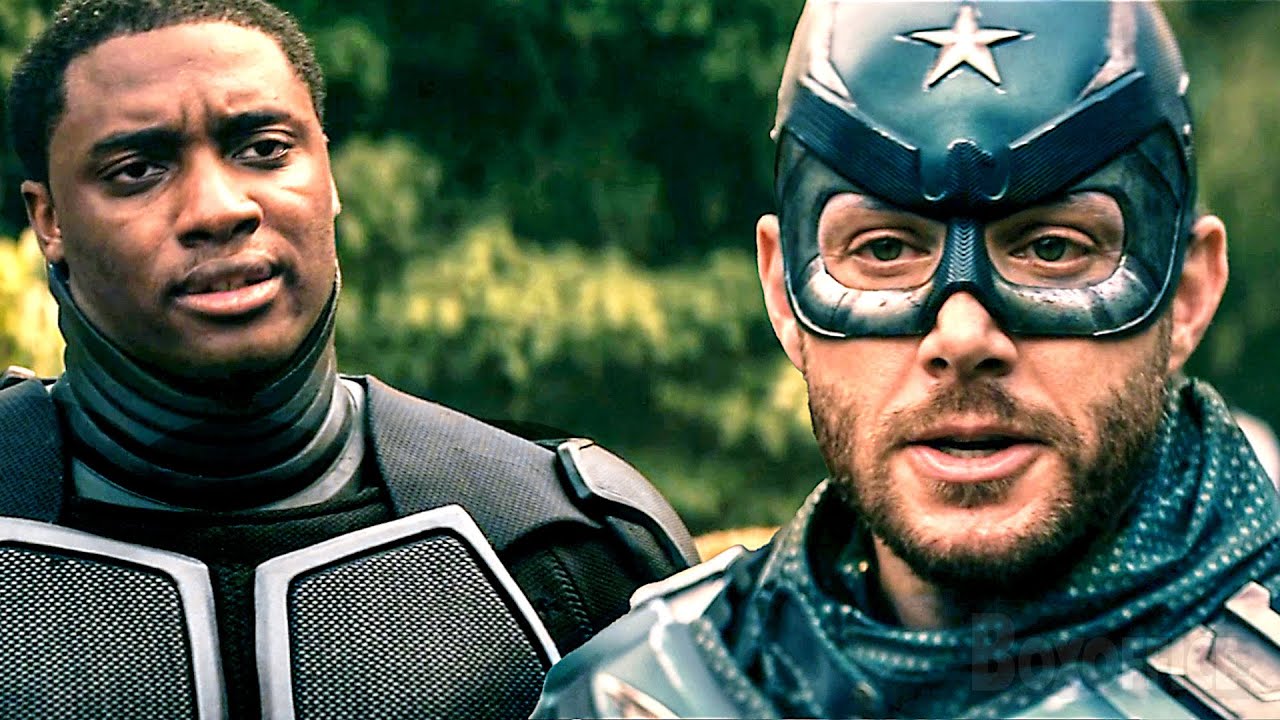 Soldier Boy, Black Noir y el equipo de superhéroes de los 80 | The Boys | Clip en Español