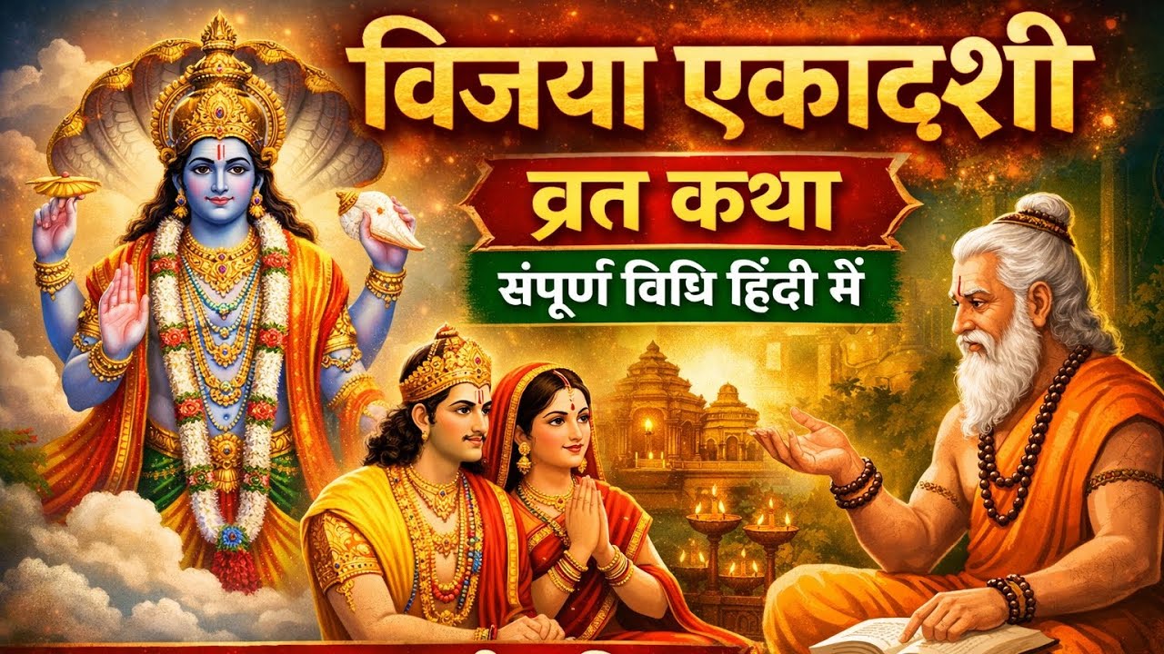 Vijaya Ekadashi Vrat katha 2026~ Vijaya Ekadashi Kahani~विजया एकादशी व्रत कथा~ विजया एकादशी की कहानी