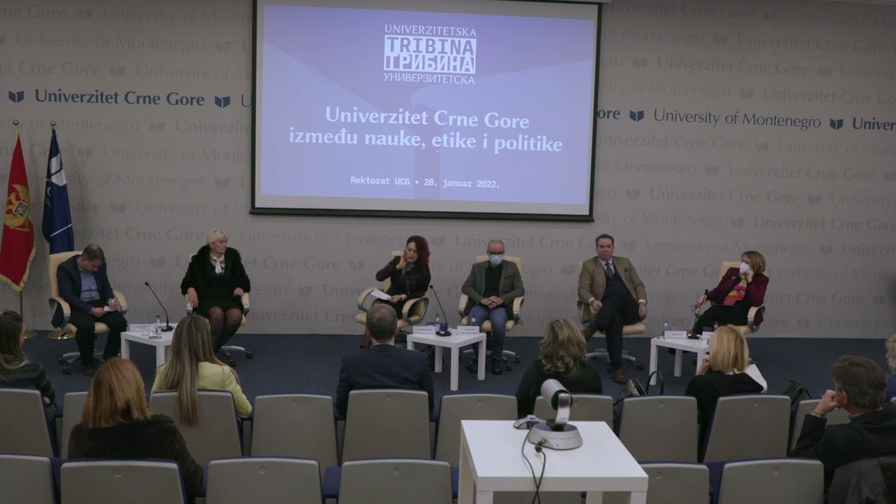 Prof.  dr Tatjana Bečanović – Univerzitet Crne Gore između nauke, etike i politike