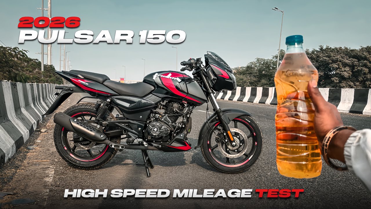 2026 Bajaj Pulsar 150 Mileage Test | High Speed Mileage Test | Bajaj Pulsar 150 Twin Disc 2026 |