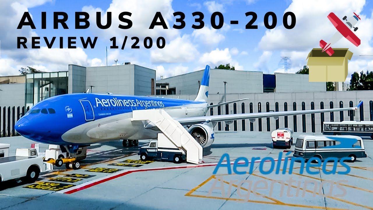 Inflight 200 1:200 | Aerolineas Argentinas Airbus A330-200 (LV-FNJ) ¡¡Unboxing & Review!!