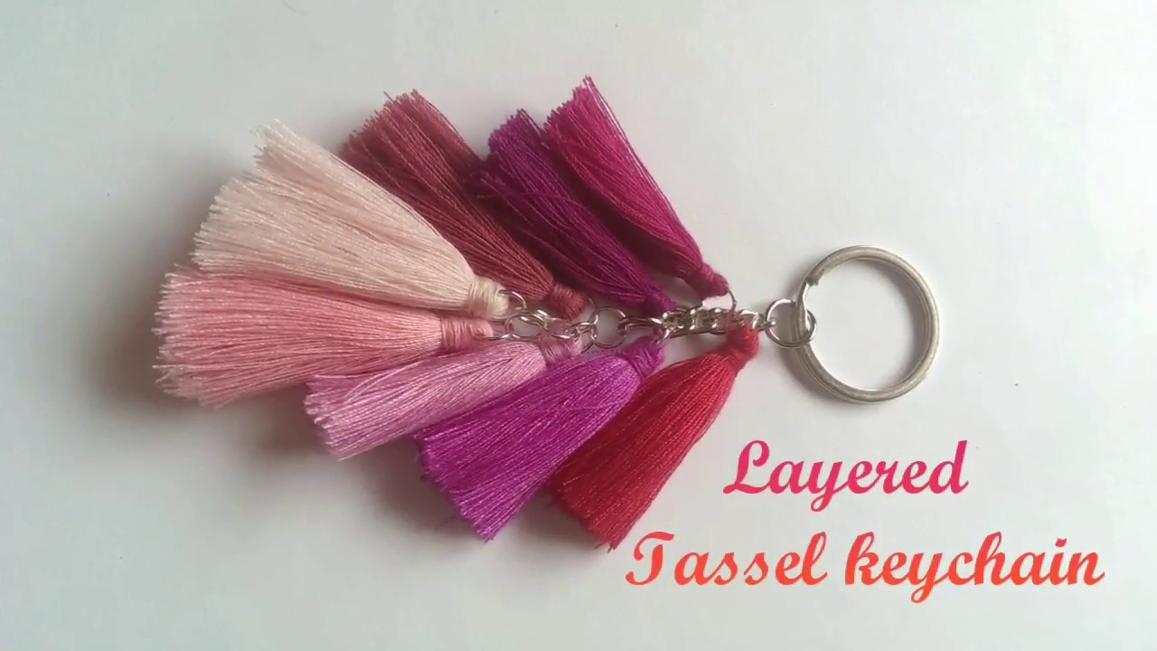 DIY Tassel keychain ✔