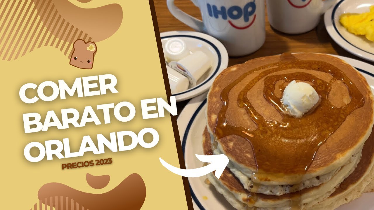 DONDE COMER BARATO EN ORLANDO - PROMOCIONES Y DESCUENTOS - PRECIOS 2023