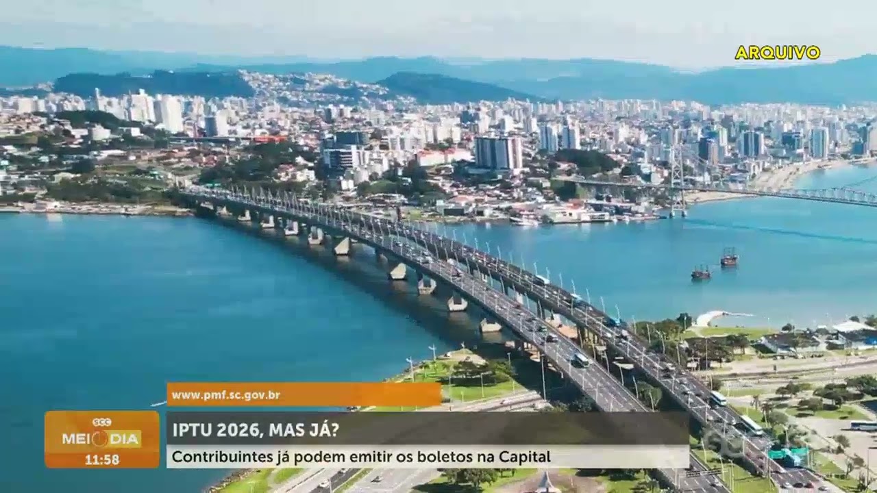 Prefeitura da Capital disponibilizou os boletos do IPTU 2026 | Cotidiano | SCC Meio-Dia