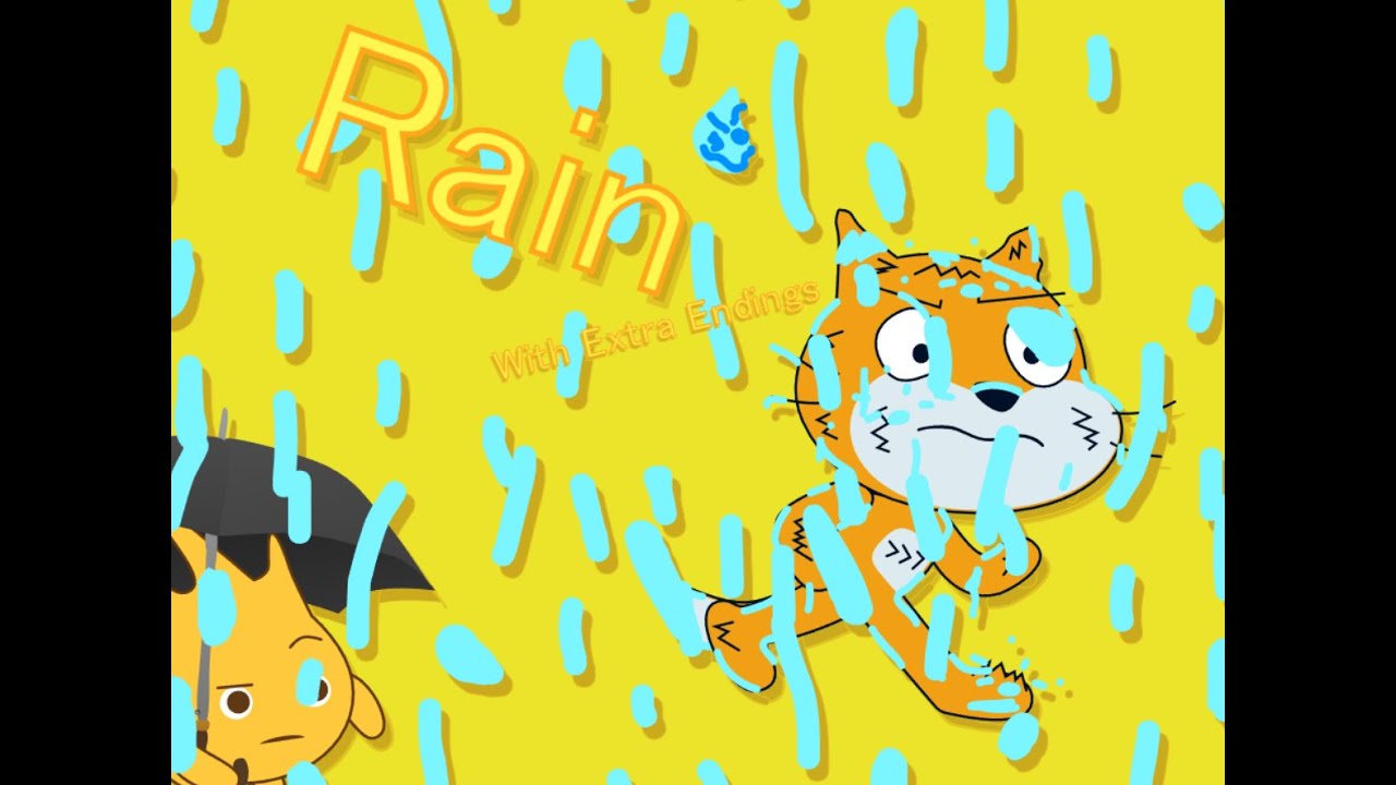 Scratch 3.0 Show — Дождь с дополнительными концовками! (ВСЕ КОНЦОВКИ)