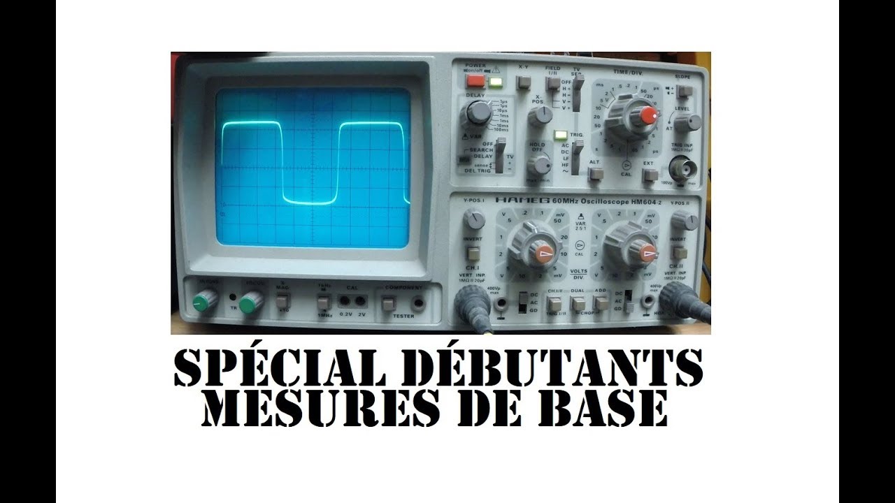 Cyrob, Oscillo story 24, Spécial débutant, faire une mesure simple