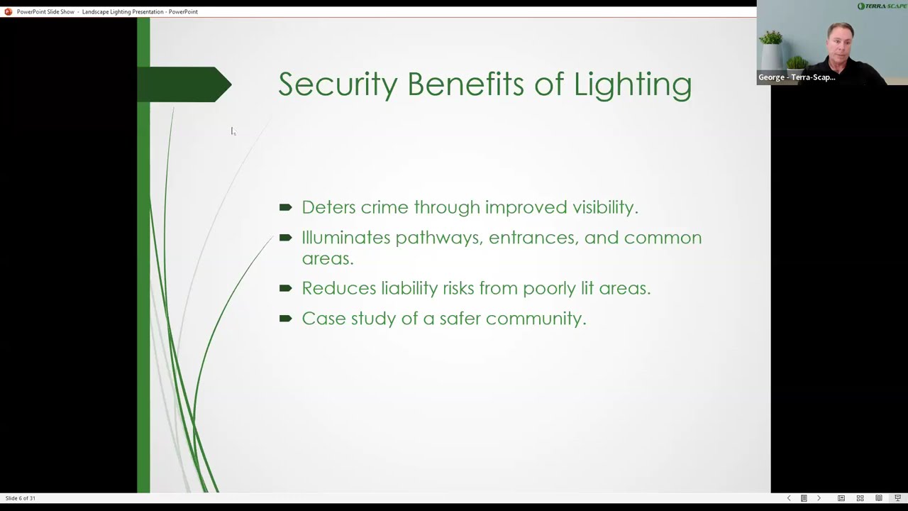 Landscape Lighting & Safety for HOA/COA Communities Presented by Terra-Scape