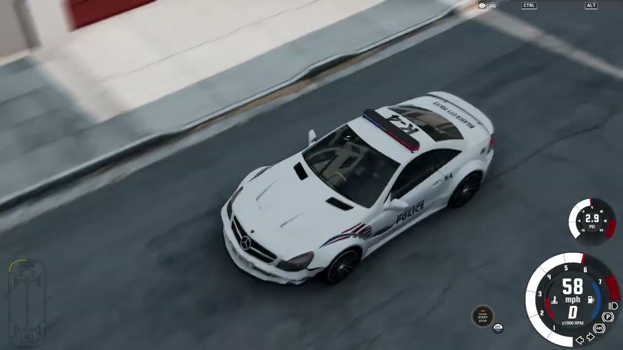 Stolen Bugatti chase (Beamng.drive)
