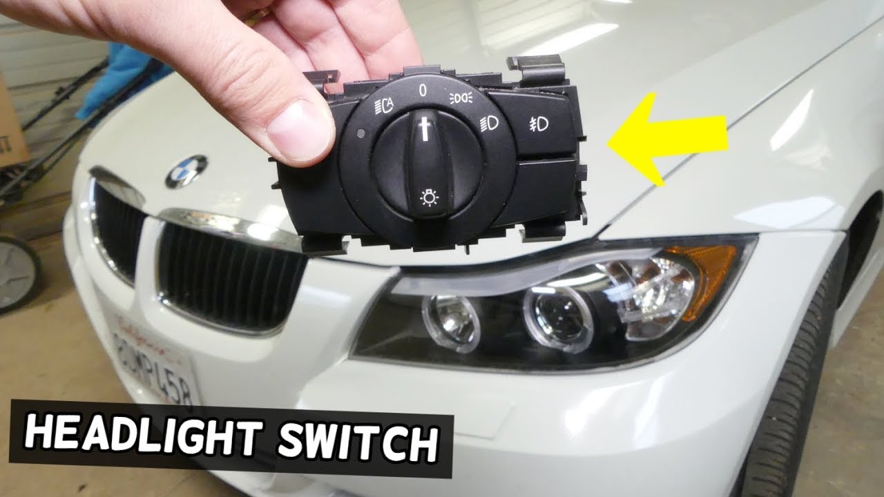 HOW TO REMOVE AND REPLACE HEADLIGHT SWITCH ON BMW E90 E92 E91 E93