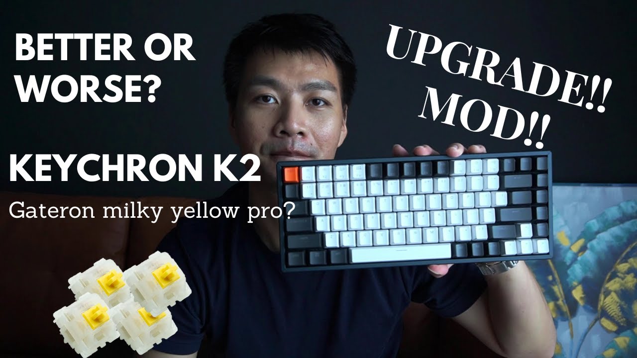 Keychron Keyboard update!! | Gateron Milky Yellow Pro & Acoustic Pad