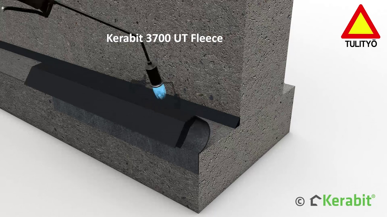 Waterproofing and thermal insulation of foundation wall