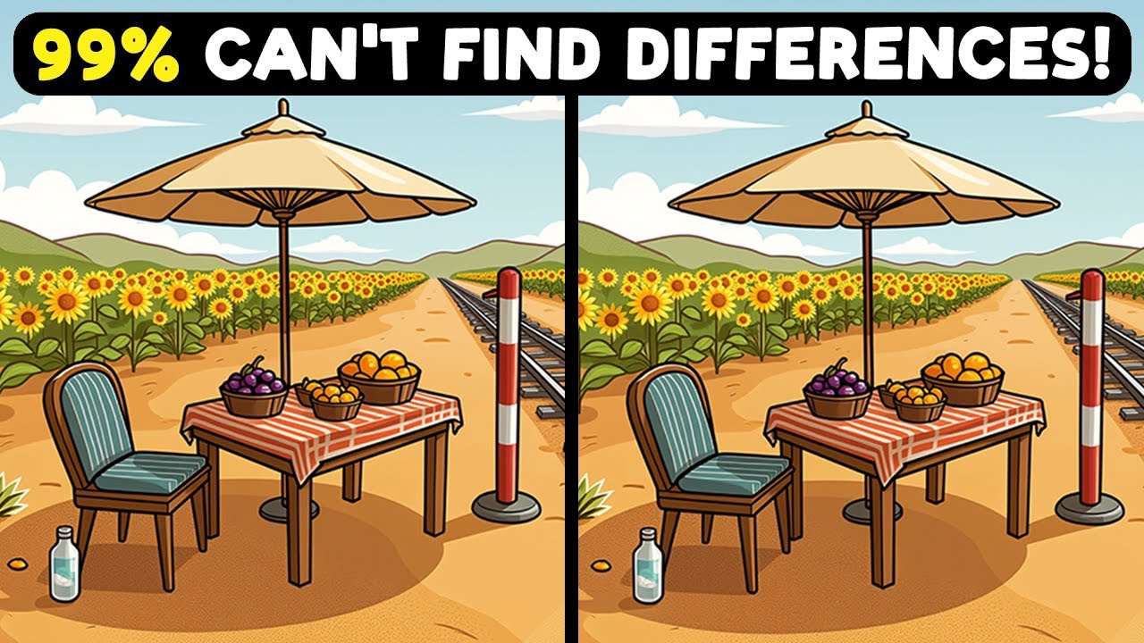 🧠🧐 Find the Differences | Visual Puzzle 《Only 1% Pass》