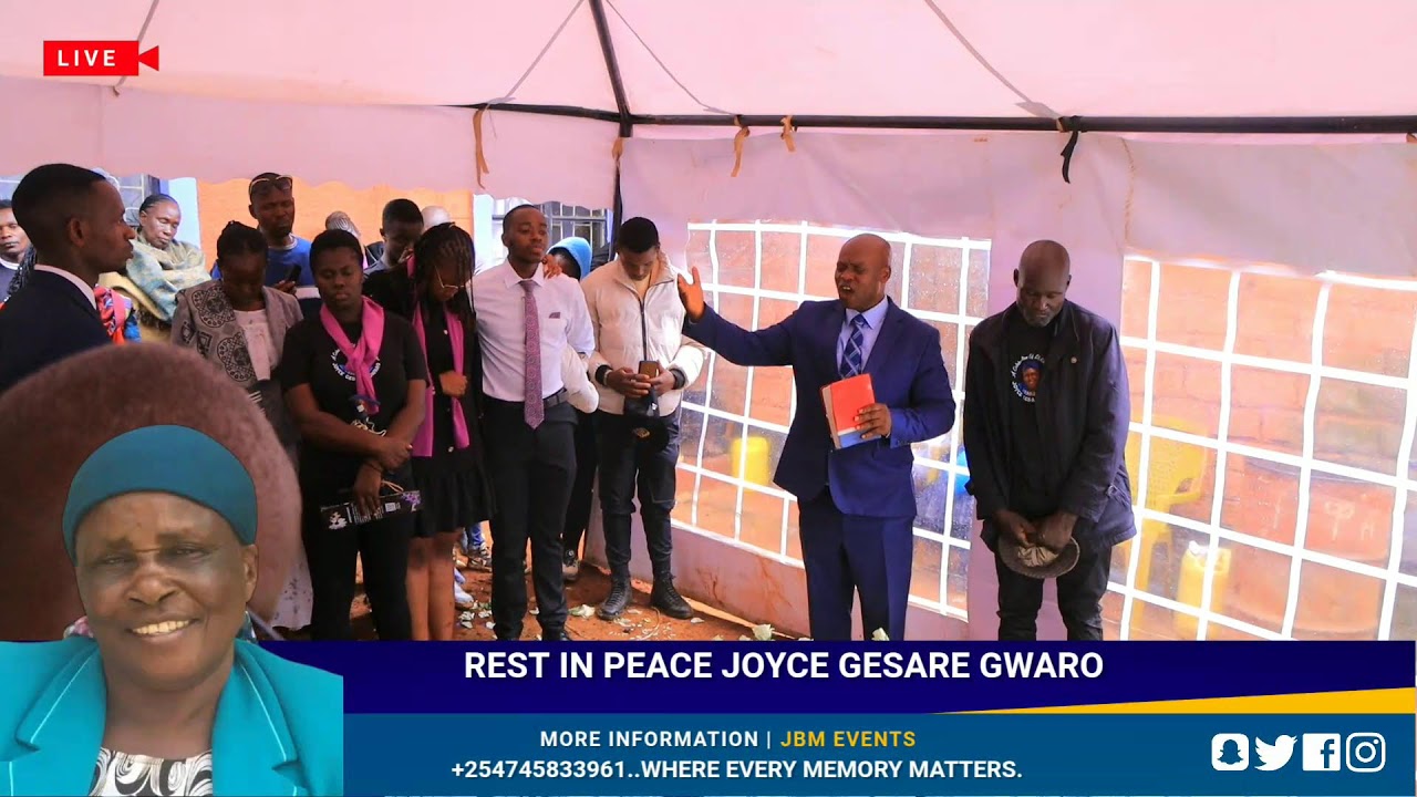 HONORING THE LIFE OF THE LATE JOYCE GESARE GWARO
