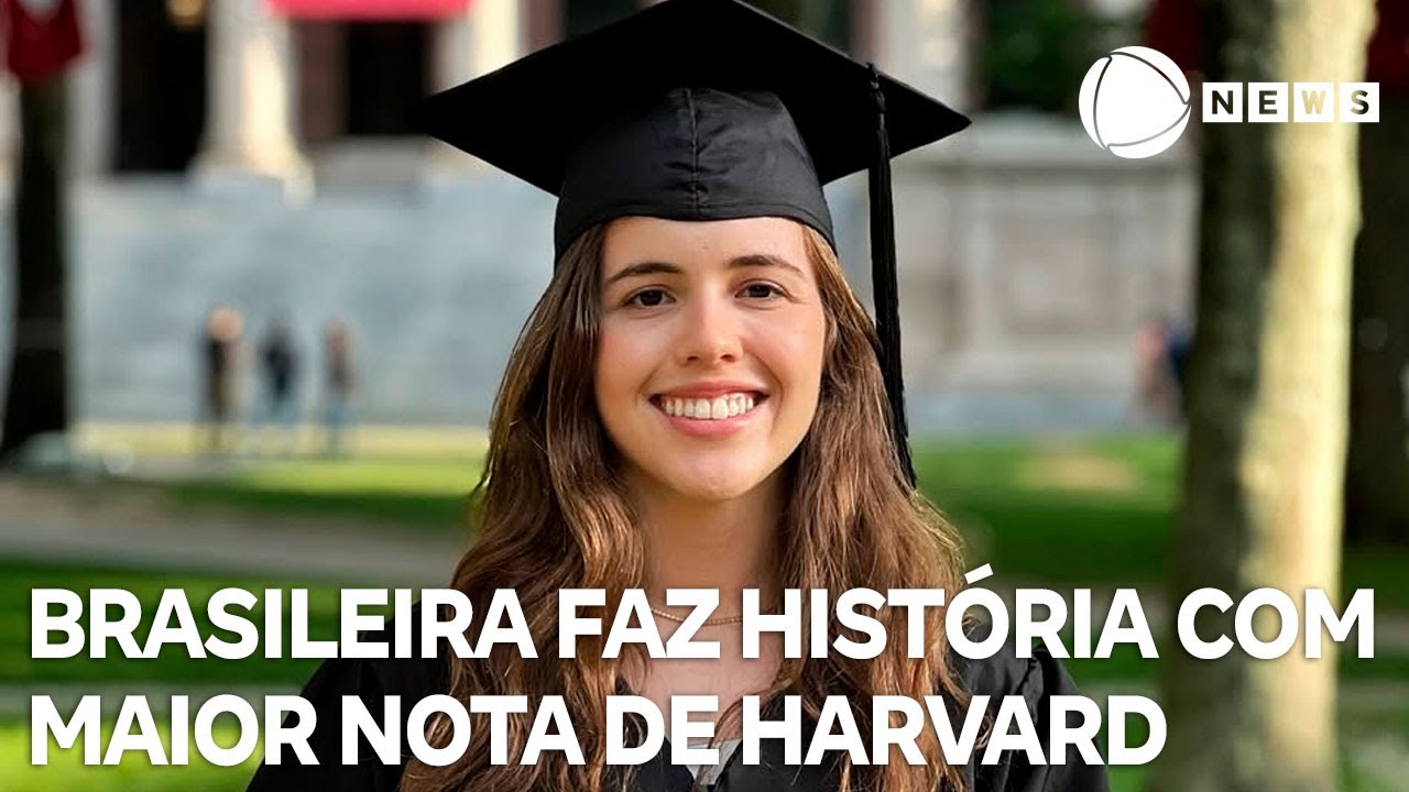 Brasileira faz história com maior nota da turma em Harvard