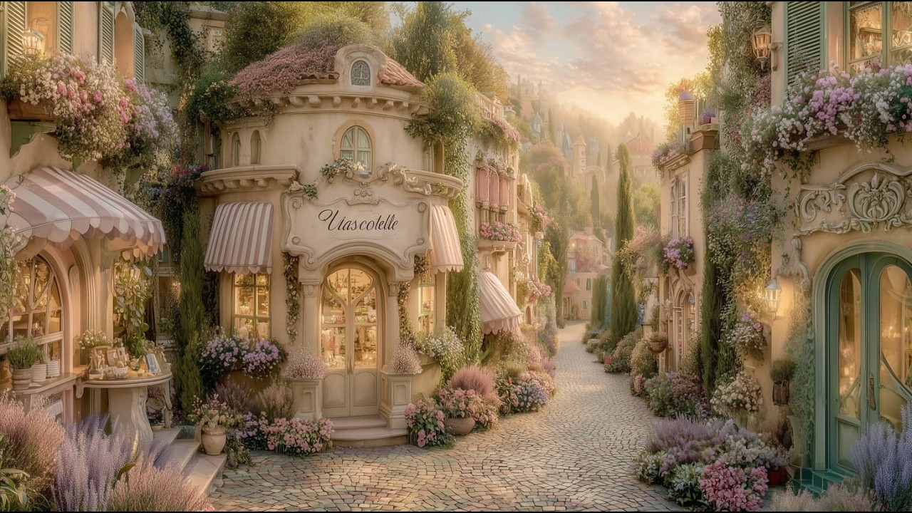 A Peaceful Morning in a Hidden Forest Town | Nature Sounds for Sleep & Relaxation