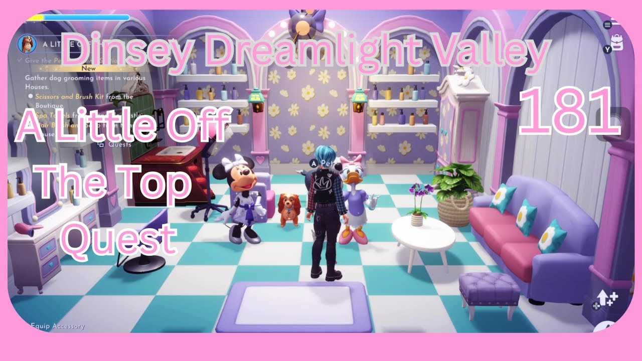 D.D.V: Puppy Love Update: A Little Off The Top Quest(Lady)