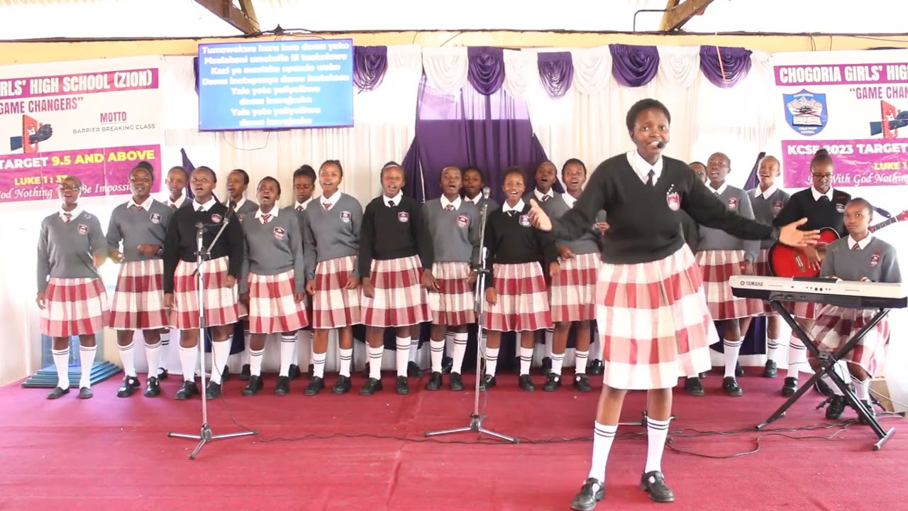 CHOGORIA GIRLS HIGH CHRISTIAN UNION original song WANISHANGAZA