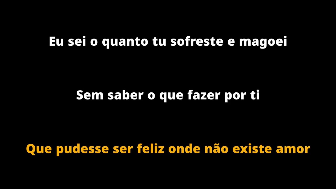 KARAOKE   NÃO TE MEREÇO