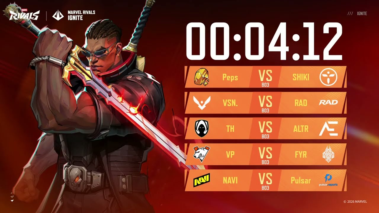 Marvel Rivals Ignite Preseason EMEA [NAVI vs Pulsar] Day 5
