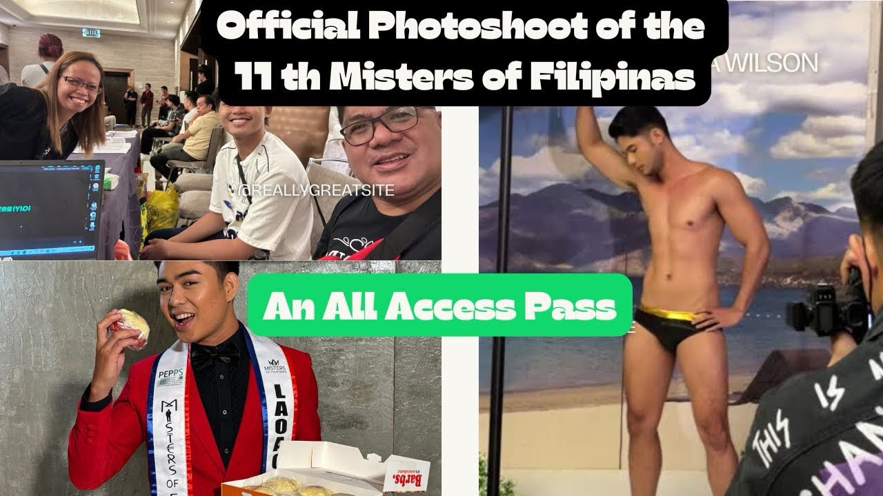 Official Photoshoot of the 11th Misters of Filipinas ( An ALL ACCESS PASS)