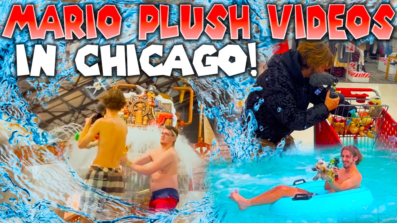 Making Mario Plush Videos in Chicago! - Super Mario Richie With LukieGi Brothers!