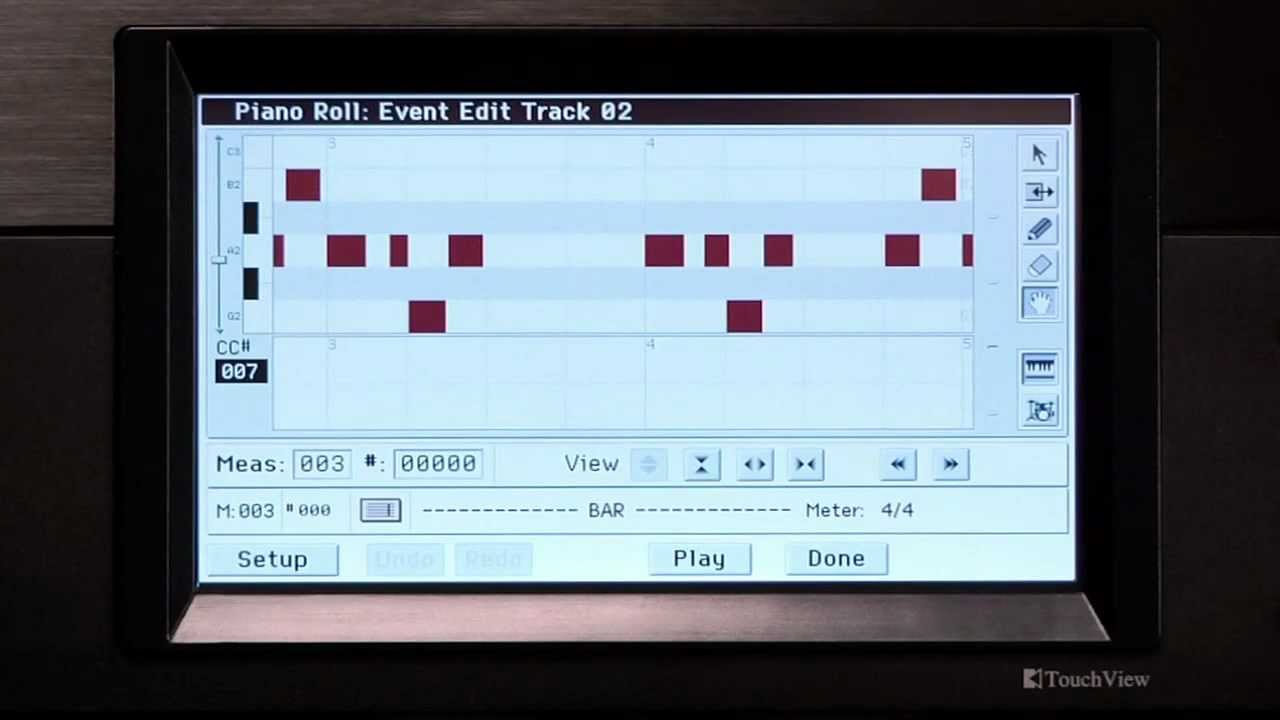 4 - Video Manual KORG KROME - Secuenciador