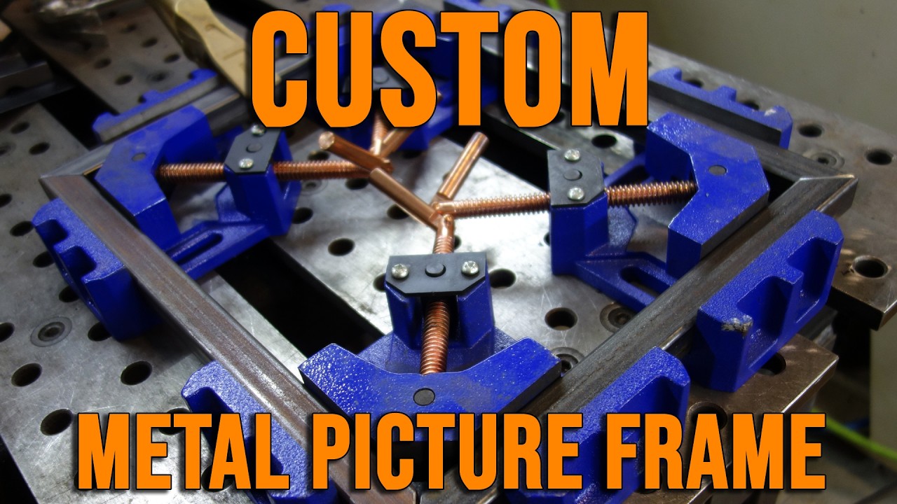 Custom Metal Picture Frame: Welding Diploma Display