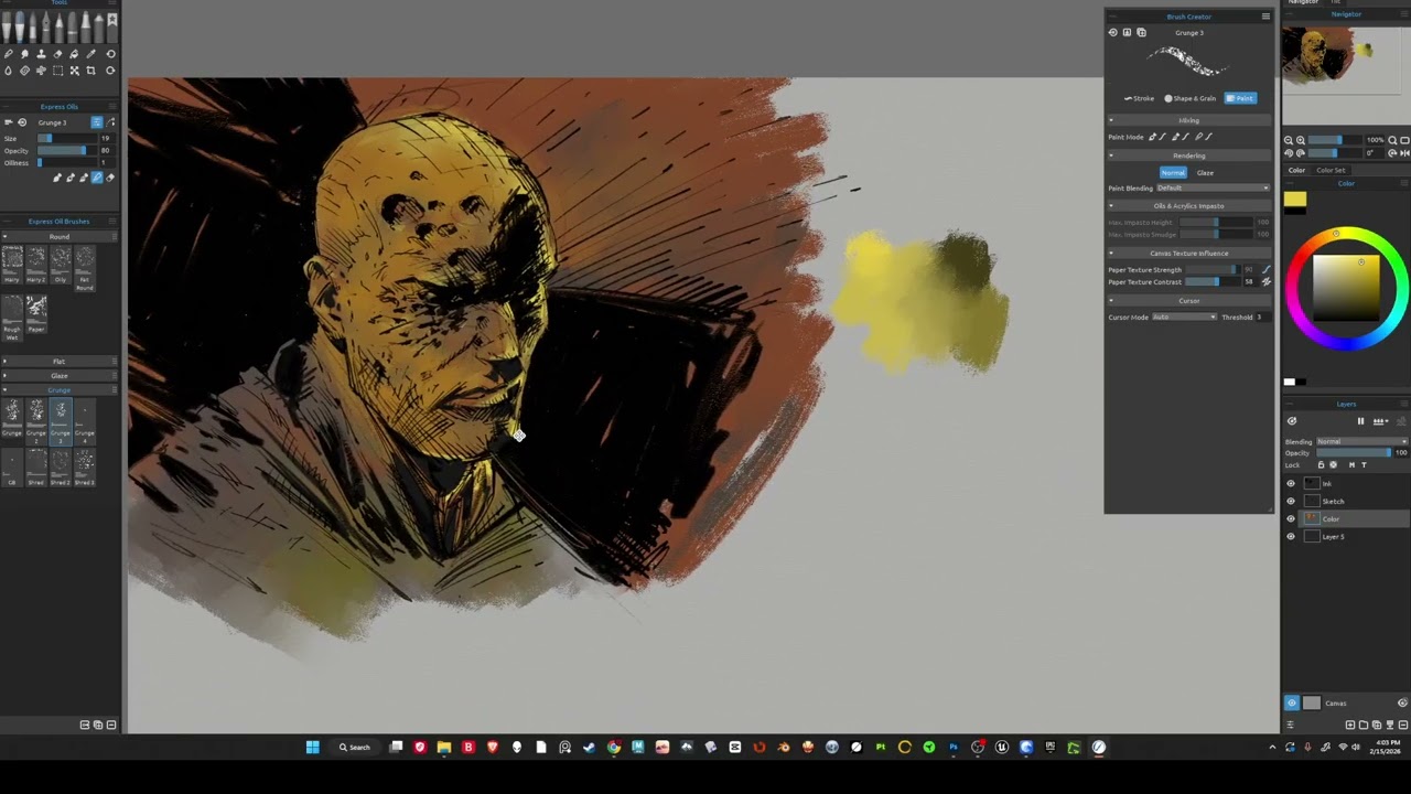 Rebelle Painting